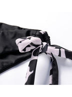 Bikini Sets Solid Color Swimsuit  Mid-Waist  Gather Cup Bikinis Women Swimwear Female Bathing Suits Beach wear  Two Piece Swimsuits Triangle Bikini swimsuits for Women