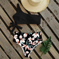 Bikini Women Swimwear Push Up Swimsuit One Shoulder Print Lightweight Bikini Set Bathing Suit Beach Swimming Suit High Waist Comfy One Shoulder Bikini Set Bathing Suit For Women Stevvex