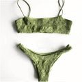 Bikinis Women Swimwear Two Piece Set Women Plus Size Swimwear Bandage Push-Up Padded Bra Bikini Set Swimsuit Bathing Suit Women Push-up Padded Bra Bandage Bikini Set Swimsuit Swimwear Bathing Stevvex