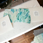 Biodegradable Kitchen Cloth Coastal Beach Style 70% Cellulose 30% Cotton