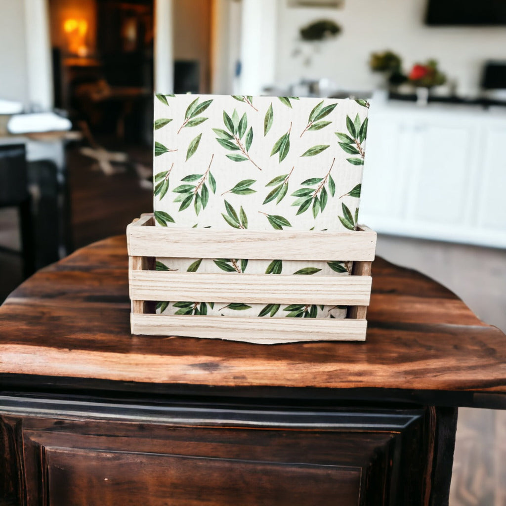 Biodegradable Kitchen Cloths 70% Cellulose 30% Cotton Eco-Friendly Reusable Set BandsCo Straps