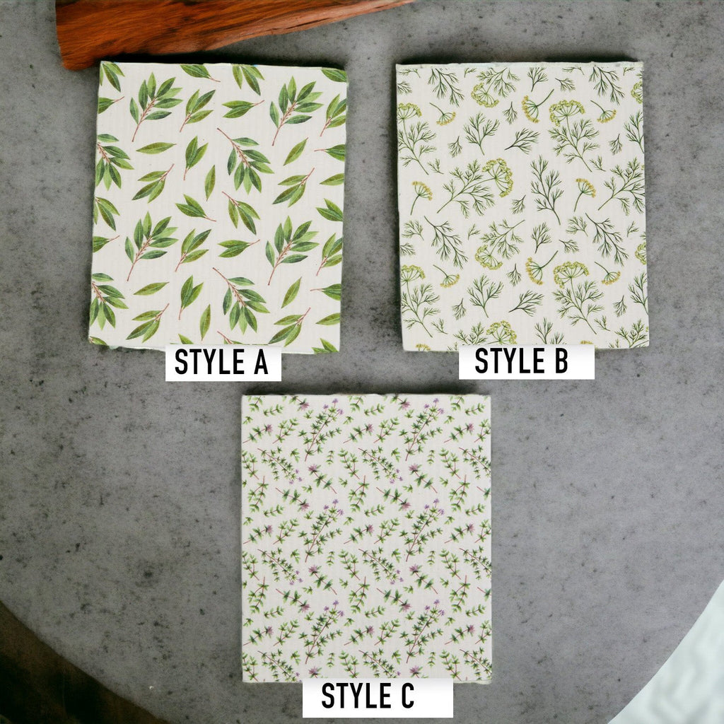 Biodegradable Kitchen Cloths 70% Cellulose 30% Cotton Eco-Friendly Reusable Set BandsCo Straps