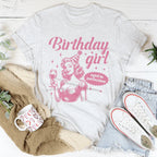 Birthday Girl Aged To Perfection Tee Peachy Sunday