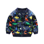 Cute Dinosaur Cartoon Jackets for Kids 1-7T Pi-Mart