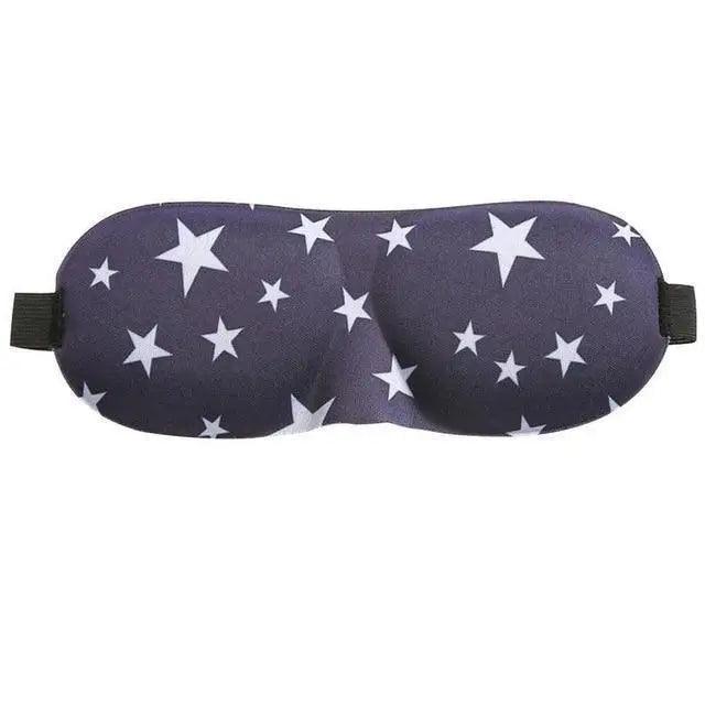 Black 3D Sleep Natural Sleeping Mask Eye Adjustable Strap Eye Mask Cover Portable Travel Blindfold Comfortable Mask For Sleeping Stevvex