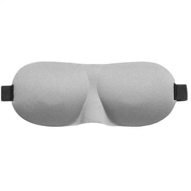 Black 3D Sleep Natural Sleeping Mask Eye Adjustable Strap Eye Mask Cover Portable Travel Blindfold Comfortable Mask For Sleeping Stevvex
