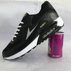 Black Air Cushion Men's Sport Sneakers Casual Breathable Shoes Running Sports Cushion Jogging Sport Sneakers Men's Lightweight Walking Athletic Running Tennis Shoes Stevvex