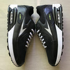 Black Air Cushion Men's Sport Sneakers Casual Breathable Shoes Running Sports Cushion Jogging Sport Sneakers Men's Lightweight Walking Athletic Running Tennis Shoes Stevvex