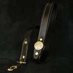 The "Maximus" harness black & gold Bestia Dog Gear
