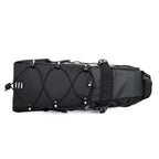 Black Bike Bag Bicycle Bag Cycle Cycling Bike Seat Bag Bags Accessories Waterproof Bike Packing Bags Large Bike Bags Fully Waterproof Bike Bag Under Seat Roll Up Cycling Rear Tail Pack Stevvex