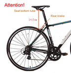 Black Bike Bag Bicycle Bag Cycle Cycling Bike Seat Bag Bags Accessories Waterproof Bike Packing Bags Large Bike Bags Fully Waterproof Bike Bag Under Seat Roll Up Cycling Rear Tail Pack Stevvex