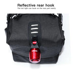 Black Bike Bag Bicycle Bag Cycle Cycling Bike Seat Bag Bags Accessories Waterproof Bike Packing Bags Large Bike Bags Fully Waterproof Bike Bag Under Seat Roll Up Cycling Rear Tail Pack Stevvex