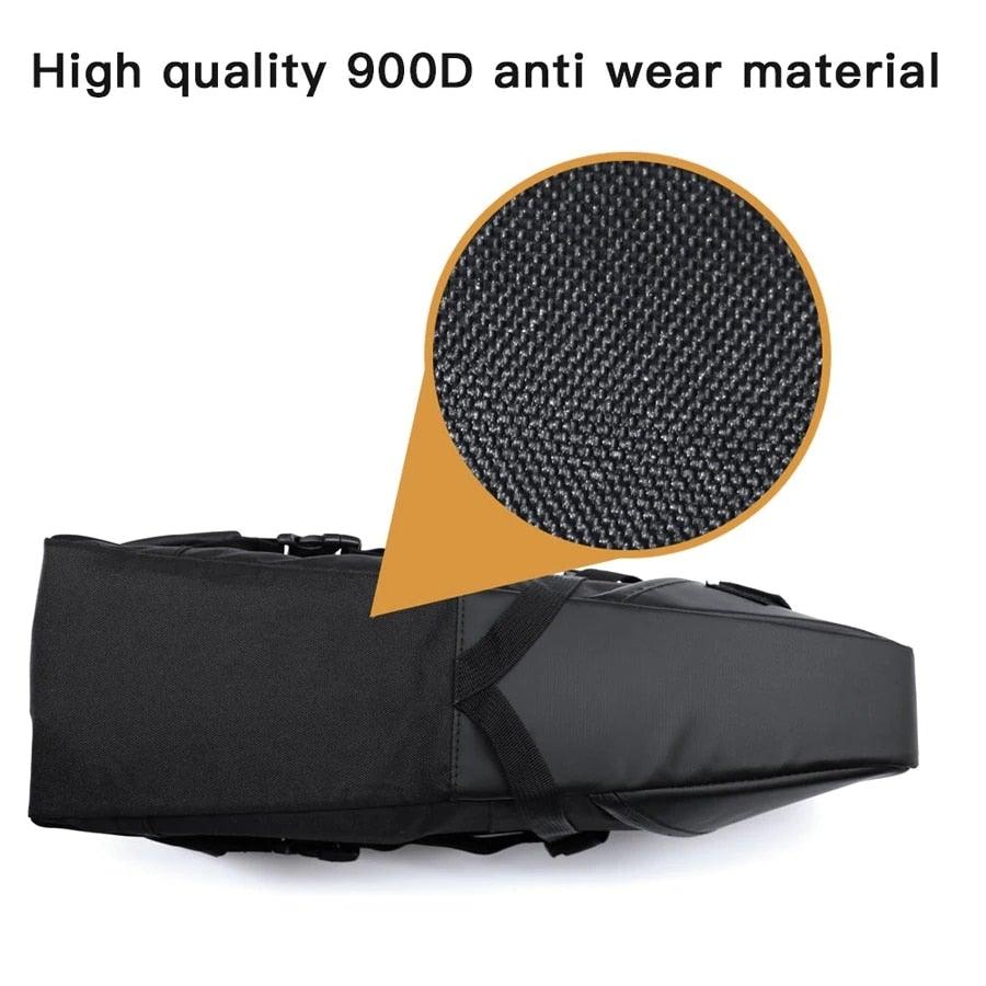 Black Bike Bag Bicycle Bag Cycle Cycling Bike Seat Bag Bags Accessories Waterproof Bike Packing Bags Large Bike Bags Fully Waterproof Bike Bag Under Seat Roll Up Cycling Rear Tail Pack Stevvex