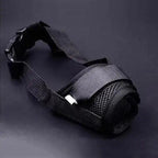 Black Breathable Anti Barking Adjustable Dog Muzzle Nylon Straps Anti Biting Dog Muzzles Cool Pets Accessories Stevvex