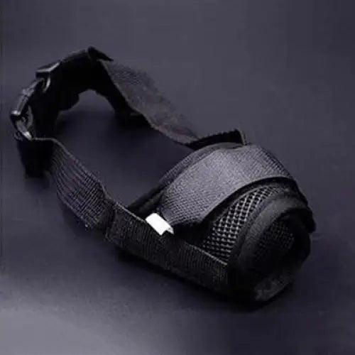 Black Breathable Anti Barking Adjustable Dog Muzzle Nylon Straps Anti Biting Dog Muzzles Cool Pets Accessories Stevvex