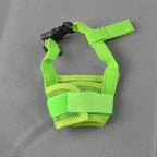 Black Breathable Anti Barking Adjustable Dog Muzzle Nylon Straps Anti Biting Dog Muzzles Cool Pets Accessories Stevvex