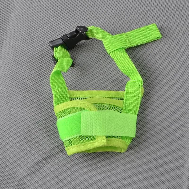 Black Breathable Anti Barking Adjustable Dog Muzzle Nylon Straps Anti Biting Dog Muzzles Cool Pets Accessories Stevvex