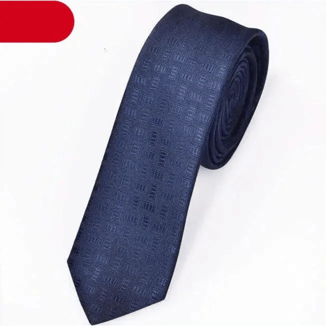 Black Business Dots Printed Polyester Men Necktie Slim Tie Formal Skinny Elegant Office Necktie For Men Stevvex