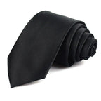 Black Business Skinny Men Neckties Wedding Slim Ties Elegant Men Lightweight High Quality Modern Ties Stevvex