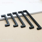 Black Cabinet Handle Square Furniture Hardware Stainless Steel Kitchen Door Knobs Cupboard Wardrobe Drawer Pulls Furniture Handle Drawer Pull Hardware Stainless Steel Kitchen Drawer Pulls Cabinet Handles Stevvex
