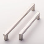 Black Cabinet Handle Square Furniture Hardware Stainless Steel Kitchen Door Knobs Cupboard Wardrobe Drawer Pulls Furniture Handle Drawer Pull Hardware Stainless Steel Kitchen Drawer Pulls Cabinet Handles Stevvex