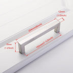 Black Cabinet Handle Square Furniture Hardware Stainless Steel Kitchen Door Knobs Cupboard Wardrobe Drawer Pulls Furniture Handle Drawer Pull Hardware Stainless Steel Kitchen Drawer Pulls Cabinet Handles Stevvex