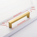 Black Cabinet Handle Square Furniture Hardware Stainless Steel Kitchen Door Knobs Cupboard Wardrobe Drawer Pulls Furniture Handle Drawer Pull Hardware Stainless Steel Kitchen Drawer Pulls Cabinet Handles Stevvex