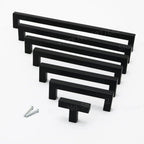 Black Cabinet Handle Square Furniture Hardware Stainless Steel Kitchen Door Knobs Cupboard Wardrobe Drawer Pulls Furniture Handle Drawer Pull Hardware Stainless Steel Kitchen Drawer Pulls Cabinet Handles Stevvex