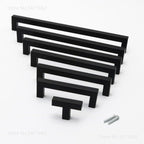 Black Cabinet Handle Square Furniture Hardware Stainless Steel Kitchen Door Knobs Cupboard Wardrobe Drawer Pulls Furniture Handle Drawer Pull Hardware Stainless Steel Kitchen Drawer Pulls Cabinet Handles Stevvex