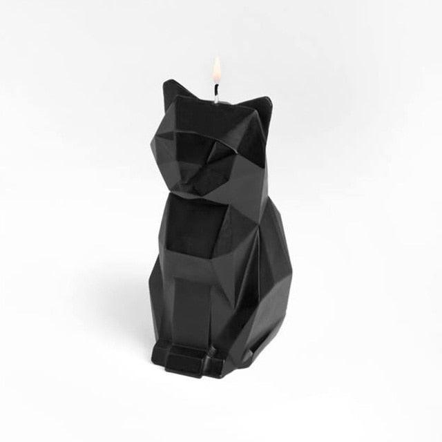 Black Cat Candle Cat Skeleton Candle Unveil Skeleton When Burning Cool And Unique Gifts For Animal Lovers Cat Gifts Cat Lovers Gift Pet Candle Handmade Candle Craft Candle With skeleton Christmas New Year Decoration Gift Stevvex