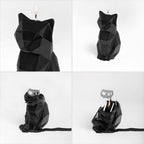 Black Cat Candle Cat Skeleton Candle Unveil Skeleton When Burning Cool And Unique Gifts For Animal Lovers Cat Gifts Cat Lovers Gift Pet Candle Handmade Candle Craft Candle With skeleton Christmas New Year Decoration Gift Stevvex