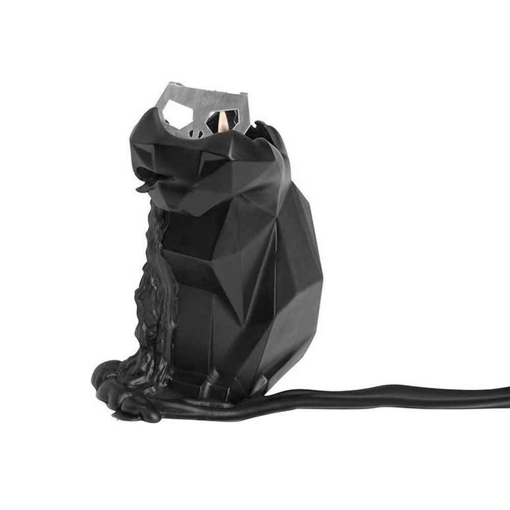 Black Cat Candle Cat Skeleton Candle Unveil Skeleton When Burning Cool And Unique Gifts For Animal Lovers Cat Gifts Cat Lovers Gift Pet Candle Handmade Candle Craft Candle With skeleton Christmas New Year Decoration Gift Stevvex