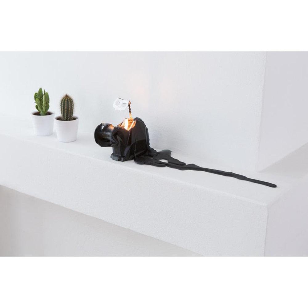 Black Cat Candle Cat Skeleton Candle Unveil Skeleton When Burning Cool And Unique Gifts For Animal Lovers Cat Gifts Cat Lovers Gift Pet Candle Handmade Candle Craft Candle With skeleton Christmas New Year Decoration Gift Stevvex