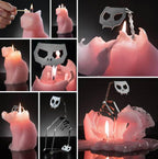 Black Cat Candle Cat Skeleton Candle Unveil Skeleton When Burning Cool And Unique Gifts For Animal Lovers Cat Gifts Cat Lovers Gift Pet Candle Handmade Candle Craft Candle With skeleton Christmas New Year Decoration Gift Stevvex