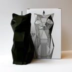 Black Cat Candle Cat Skeleton Candle Unveil Skeleton When Burning Cool And Unique Gifts For Animal Lovers Cat Gifts Cat Lovers Gift Pet Candle Handmade Candle Craft Candle With skeleton Christmas New Year Decoration Gift Stevvex