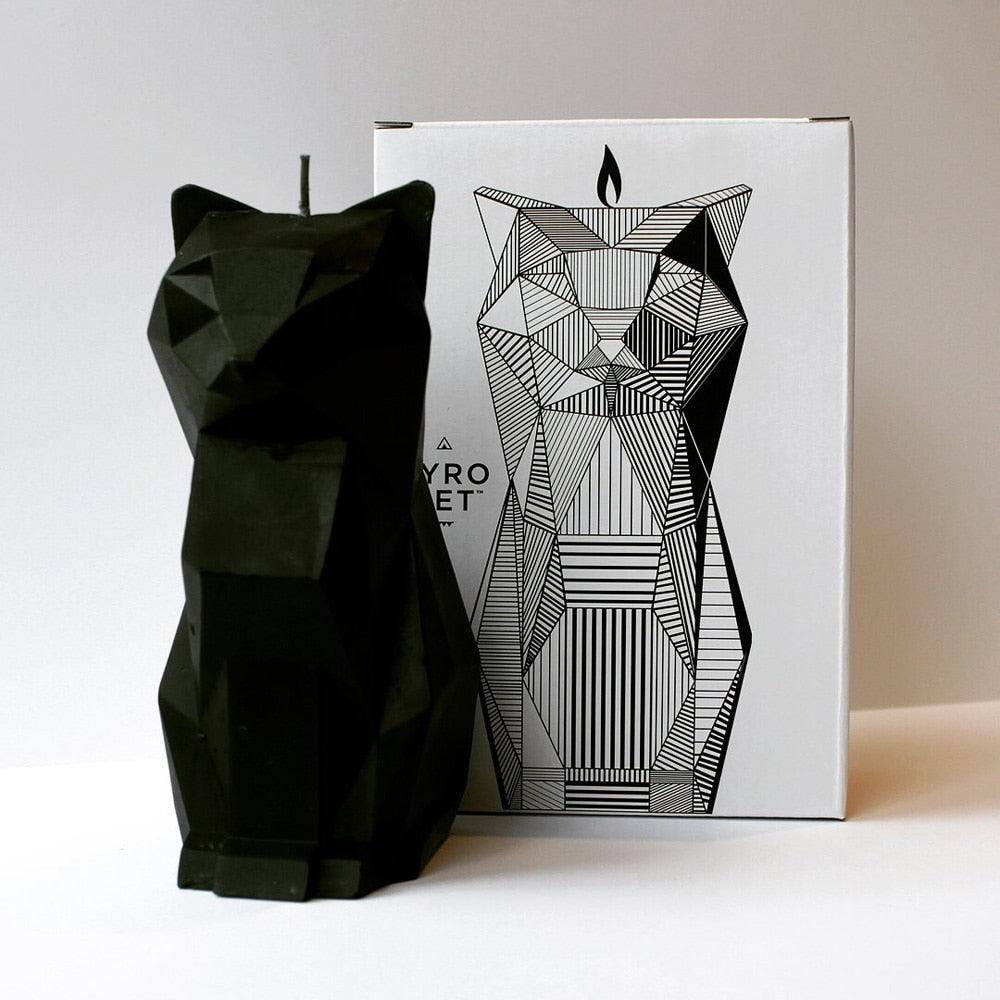 Black Cat Candle Cat Skeleton Candle Unveil Skeleton When Burning Cool And Unique Gifts For Animal Lovers Cat Gifts Cat Lovers Gift Pet Candle Handmade Candle Craft Candle With skeleton Christmas New Year Decoration Gift Stevvex