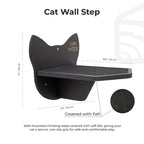 Wooden Cat Step - Black