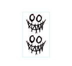 Black Clown Temporary Tattoo Sticker Body Art Arm Waist Fake Waterproof Tattoos Elegant Small Design For Men Women Stevvex