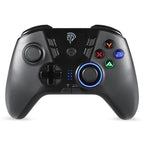 Black Easy Wireless Joystick Gamepad with Programmable Buttons Compatible With PC Laptop Stevvex