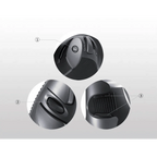 Black Ergonomic Design Office Vertical Mouse 6 Buttons 600/1000/1600 DPI Right Hand Mice With Wrist Mat Better Performance Mouse For PC Desktop Laptop Stevvex