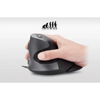 Black Ergonomic Design Vertical Mouse Adjustable DPI Optical Right Hand Mouse Reduce Wrist Pain 6 Buttons Modern Mouse For Computers Laptops PC Stevvex