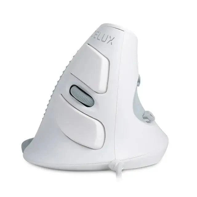 Black Ergonomic Design Vertical Mouse Adjustable DPI Optical Right Hand Mouse Reduce Wrist Pain 6 Buttons Modern Mouse For Computers Laptops PC Stevvex