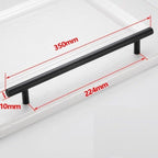 Black Golden Cupboard Handle Brushed Stainless Steel Kitchen Cabinet Door Knob Furniture Drawer Pull Hardware Pulls  Bar Handle  Furniture Handle Drawer Pull Hardware Stainless Steel Kitchen Drawer Pulls Cabinet Handles Stevvex