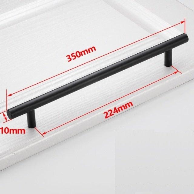 Black Golden Cupboard Handle Brushed Stainless Steel Kitchen Cabinet Door Knob Furniture Drawer Pull Hardware Pulls  Bar Handle  Furniture Handle Drawer Pull Hardware Stainless Steel Kitchen Drawer Pulls Cabinet Handles Stevvex