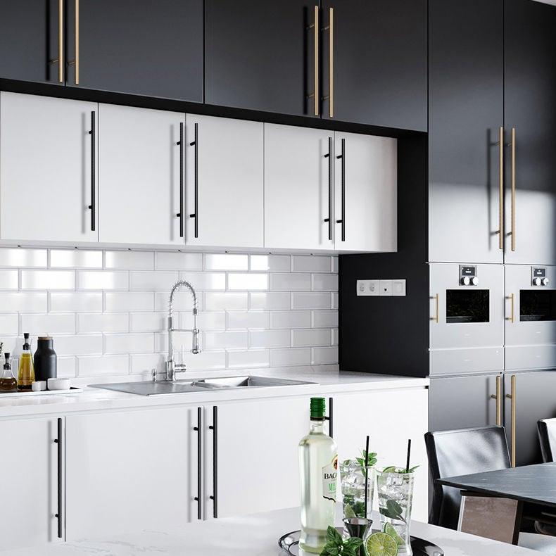 Black Golden Cupboard Handle Brushed Stainless Steel Kitchen Cabinet Door Knob Furniture Drawer Pull Hardware Pulls  Bar Handle  Furniture Handle Drawer Pull Hardware Stainless Steel Kitchen Drawer Pulls Cabinet Handles Stevvex