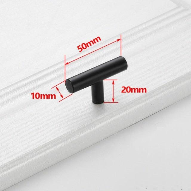 Black Golden Cupboard Handle Brushed Stainless Steel Kitchen Cabinet Door Knob Furniture Drawer Pull Hardware Pulls  Bar Handle  Furniture Handle Drawer Pull Hardware Stainless Steel Kitchen Drawer Pulls Cabinet Handles Stevvex