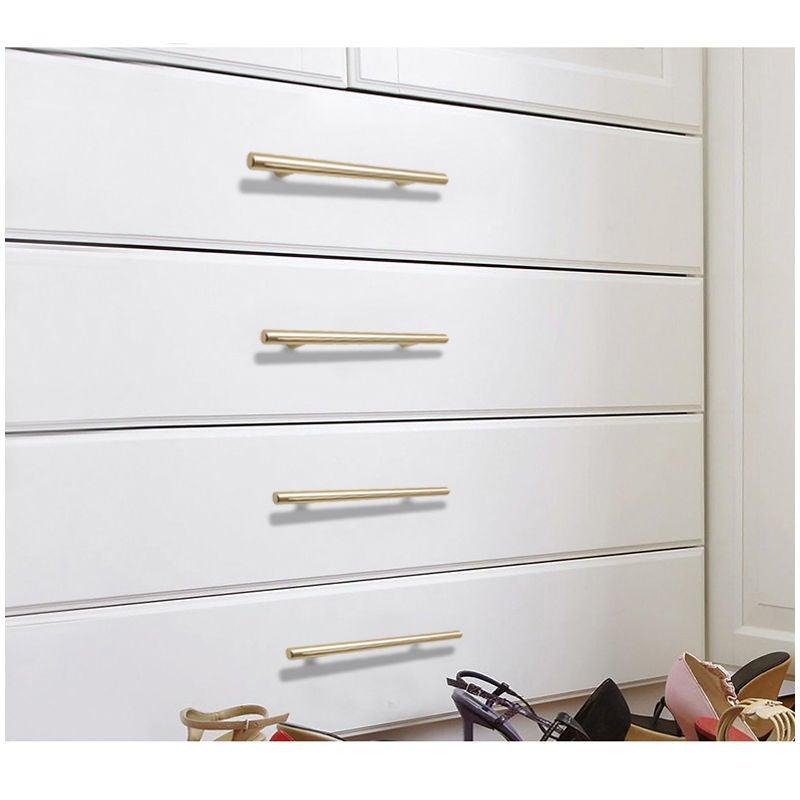 Black Golden Cupboard Handle Brushed Stainless Steel Kitchen Cabinet Door Knob Furniture Drawer Pull Hardware Pulls  Bar Handle  Furniture Handle Drawer Pull Hardware Stainless Steel Kitchen Drawer Pulls Cabinet Handles Stevvex