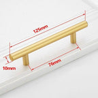 Black Golden Cupboard Handle Brushed Stainless Steel Kitchen Cabinet Door Knob Furniture Drawer Pull Hardware Pulls  Bar Handle  Furniture Handle Drawer Pull Hardware Stainless Steel Kitchen Drawer Pulls Cabinet Handles Stevvex