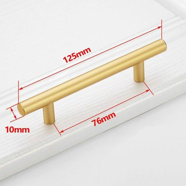 Black Golden Cupboard Handle Brushed Stainless Steel Kitchen Cabinet Door Knob Furniture Drawer Pull Hardware Pulls  Bar Handle  Furniture Handle Drawer Pull Hardware Stainless Steel Kitchen Drawer Pulls Cabinet Handles Stevvex