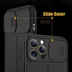 Black Leather Shockproof Phone Case on iPhone 13 11 12 14 Pro Max XR XS Max 14 Plus Camera Lens Protection Soft Back Cover Silky-Soft Touch Full-Body Protective Case Shockproof Cover Stevvex